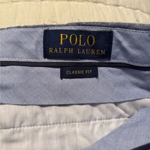 Polo by Ralph Lauren Blue Flat Front Shorts